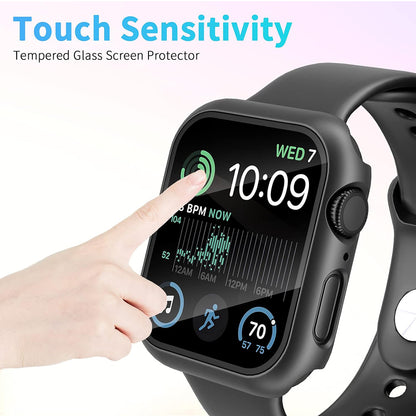 Ovitek Techsuit Defense360 Pro za Apple Watch 44mm Series, črn