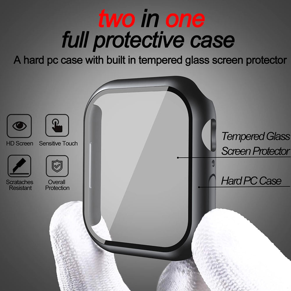 Ovitek Techsuit Defense360 Pro za Apple Watch 7 41mm serijo, črn