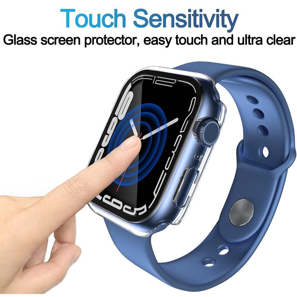 Ovitek Techsuit Defense360 Pro za Apple Watch 7 41mm serijo, Prozoren