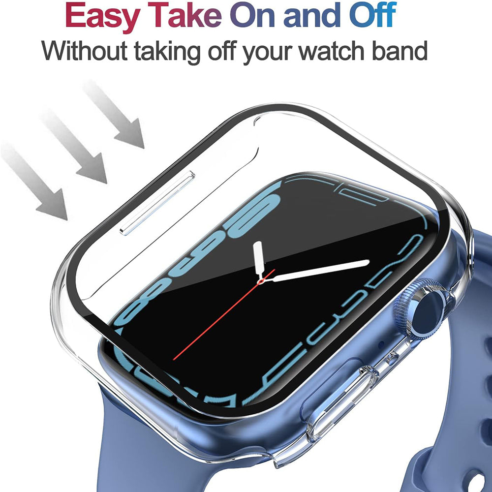 Ovitek Techsuit Defense360 Pro za Apple Watch 7 41mm serijo, Prozoren