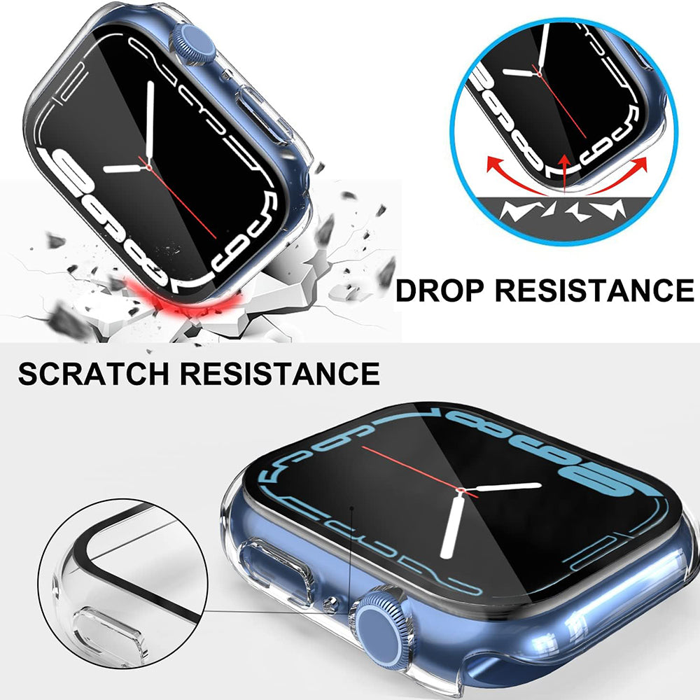Ovitek Techsuit Defense360 Pro za Apple Watch 7 41mm serijo, Prozoren