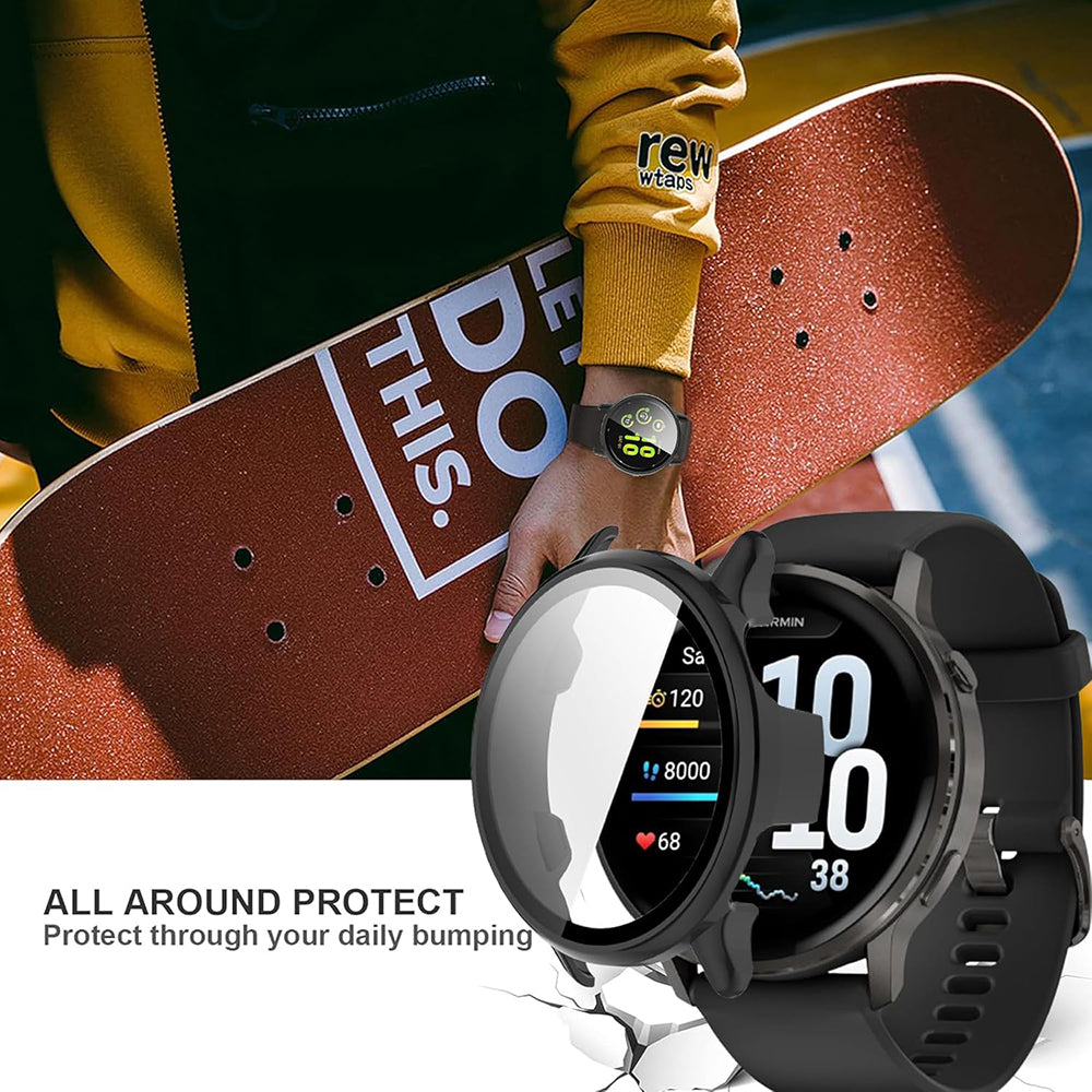 Ovitek Techsuit Defense360 Pro za Garmin Venu 4 41mm, Mornarsko modra