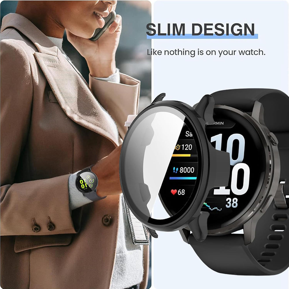 Ovitek Techsuit Defense360 Pro za Garmin Venu 4 45mm, Črn