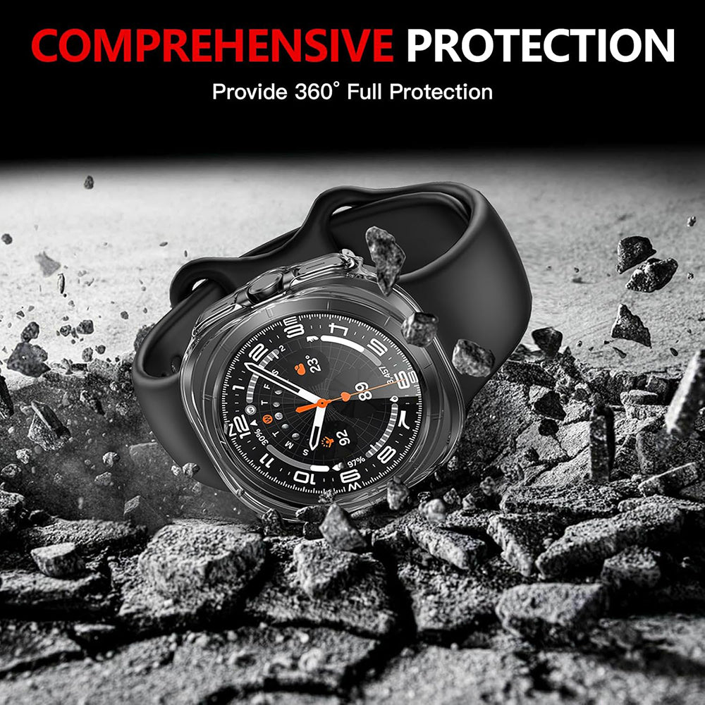 Ovitek Techsuit Defense360 Pro za Samsung Galaxy Watch Ultra, Prozoren