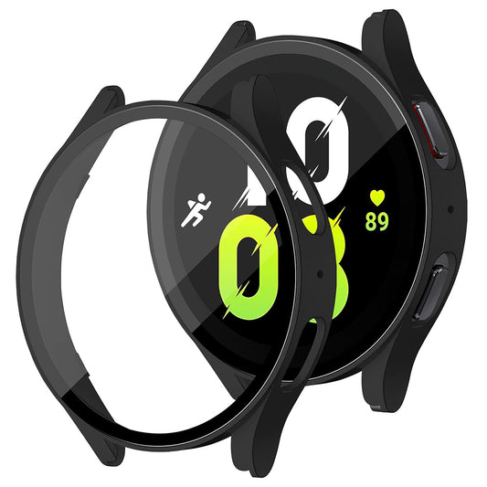 Ovitek Techsuit Defense360 Pro za Samsung Galaxy Watch5 / Watch4 44mm serijo, črn