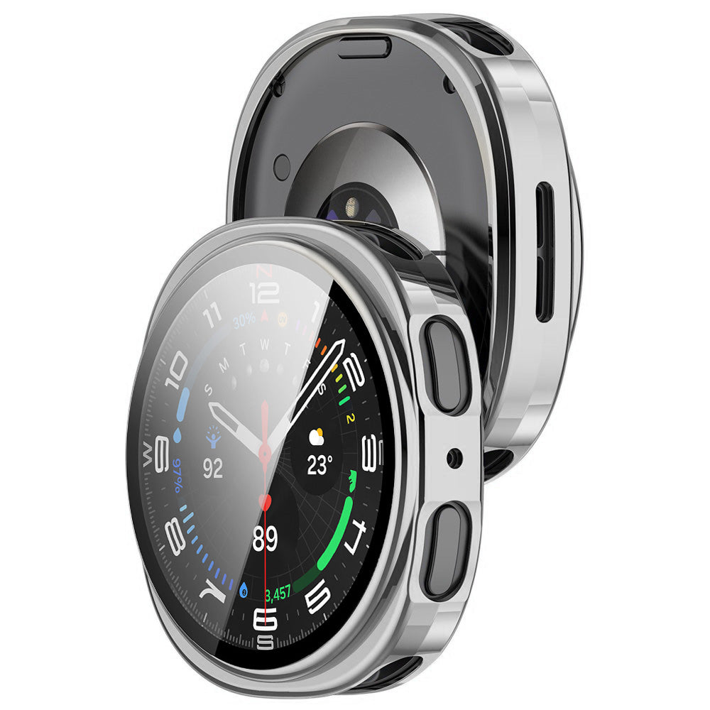 Ovitek Techsuit Defense360 Pro za Samsung Galaxy Watch8 40mm, srebrn