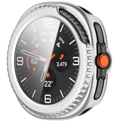Ovitek Techsuit Defense360 Pro za Samsung Galaxy Watch8 Classic, srebrn