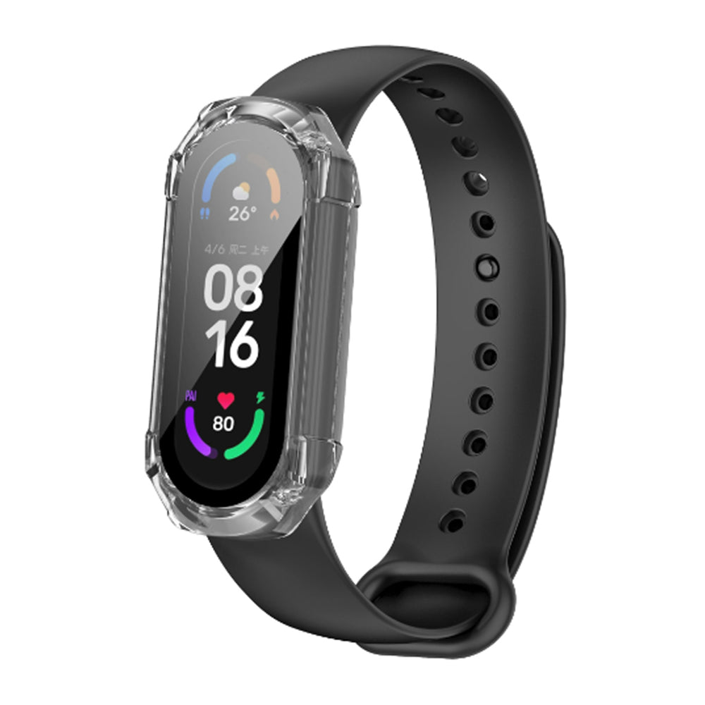 Ovitek Techsuit Defense360 Pro za Xiaomi Smart Band 6 / Band 5 / Band 4, Prozoren