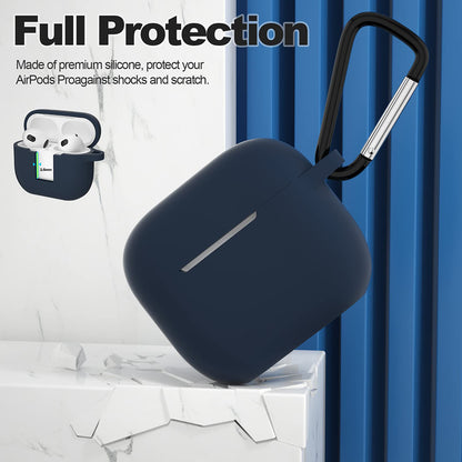 Ovitek Techsuit Silikon za Apple AirPods 3, Temno modra