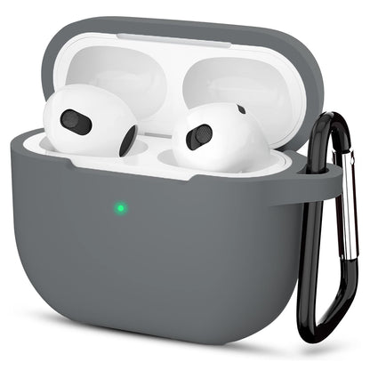 Ovitek Techsuit Silicone za Apple AirPods 3, Siva