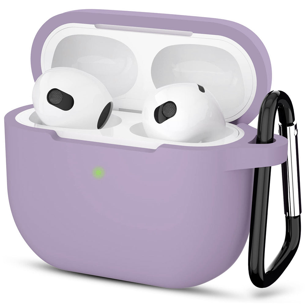 Ovitek Techsuit Silikon za Apple AirPods 3, vijoličen