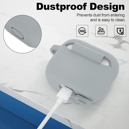Ovitek Techsuit Silikon za Apple AirPods 3, vijoličen