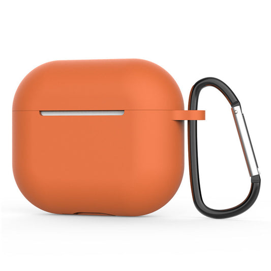 Ovitek Techsuit Silicone za Apple AirPods 4, oranžen