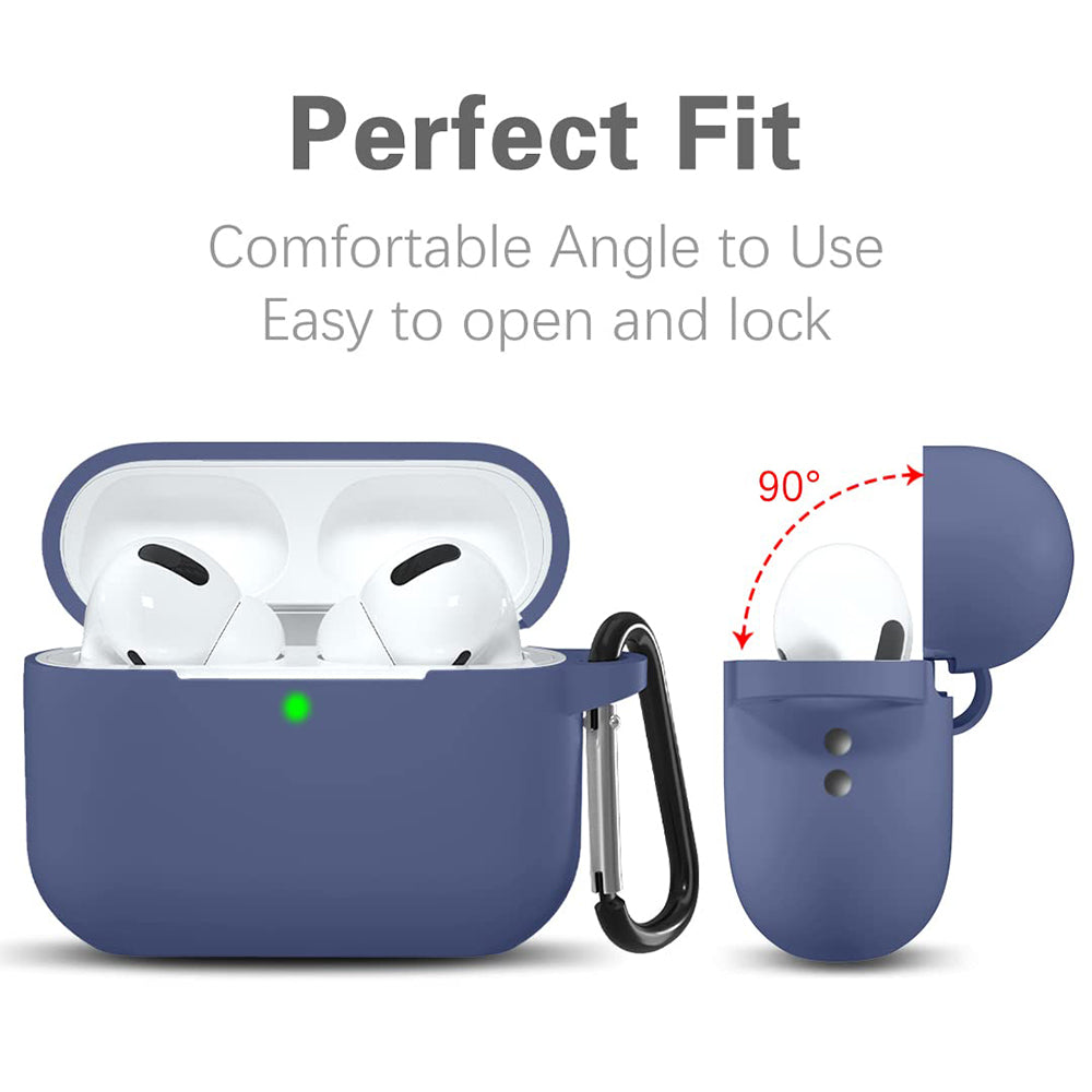 Ovitek Techsuit Silikon za Apple AirPods Pro serijo, siva