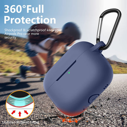 Ovitek Techsuit Silikon za Apple AirPods Pro serijo, siva