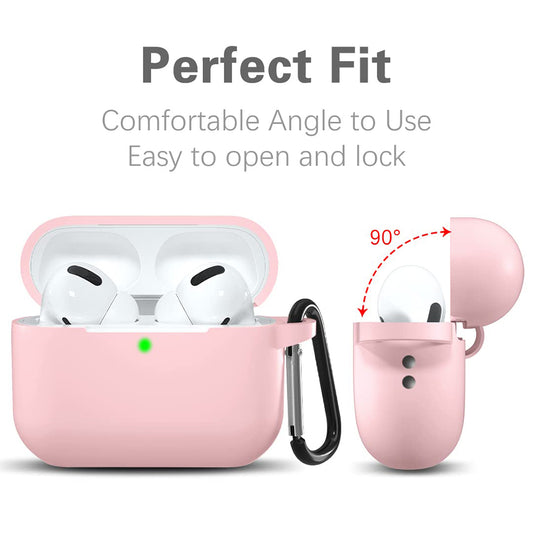 Ovitek Techsuit Silikon za Apple AirPods Pro serijo, roza