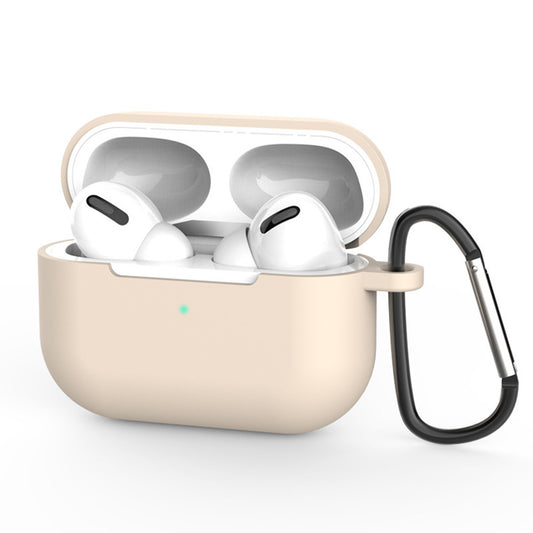 Ovitek Techsuit Silikonski ovitek za Apple AirPods Pro 3, krem
