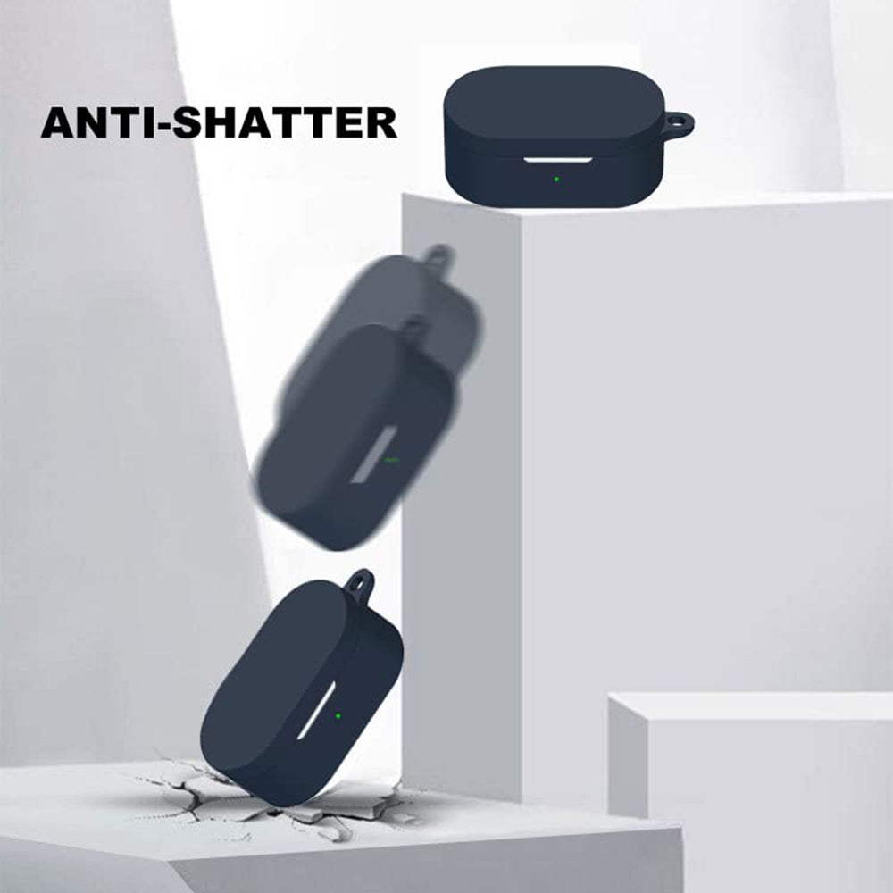 Ovitek Techsuit Silikon za OnePlus Buds Pro 2, Črn