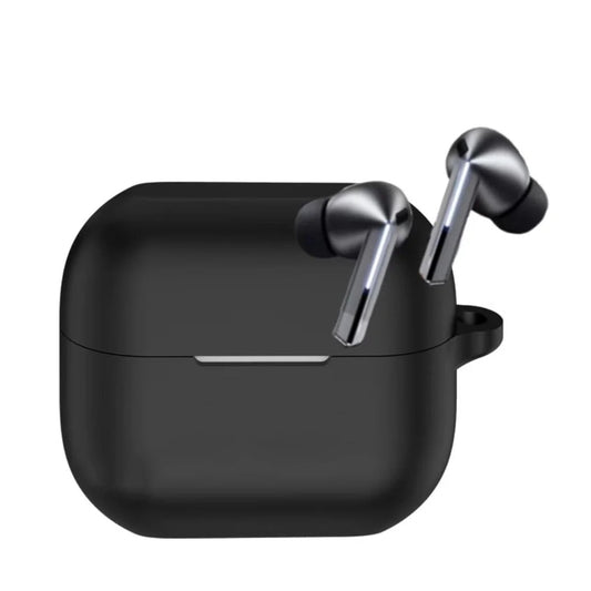 Ovitek Techsuit Silikon za Samsung Galaxy Buds3 FE / Buds3 Pro / Buds3, Črn