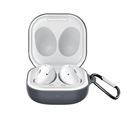 Ovitek Techsuit Silicone za Samsung Galaxy Buds FE / Buds2 Pro / Buds2 / Buds Pro / Buds Live, Črn