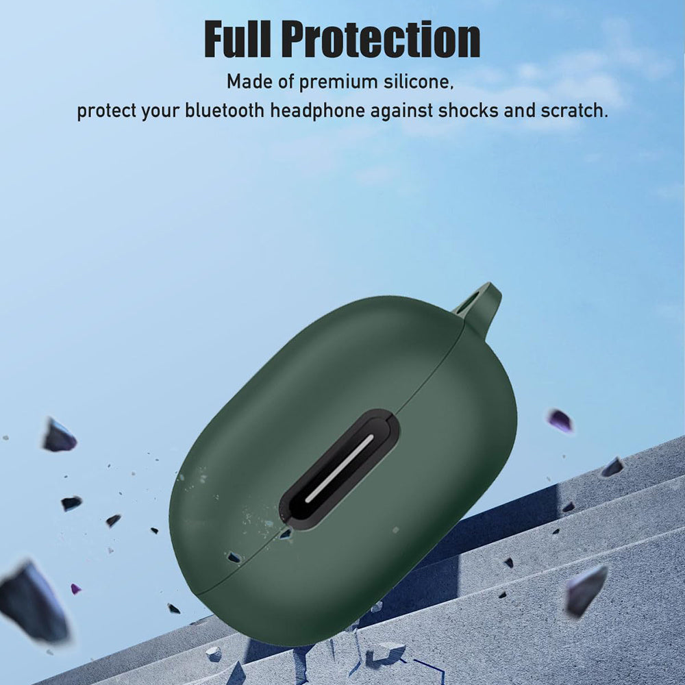 Ovitek Techsuit Silicone za Apple AirPods Gen 1 / Gen 2, Črn