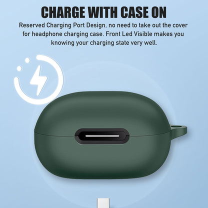 Ovitek Techsuit Silicone za Apple AirPods Gen 1 / Gen 2, Črn