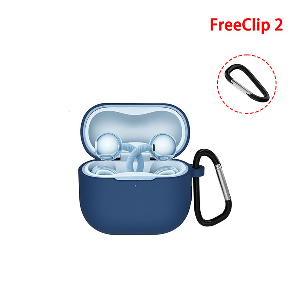 Ovitek Techsuit Silicone za Huawei FreeClip 2, Črn