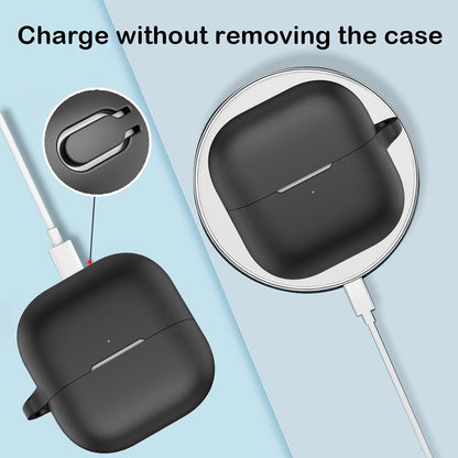 Ovitek Techsuit Silicone za Huawei FreeClip 2, Črn
