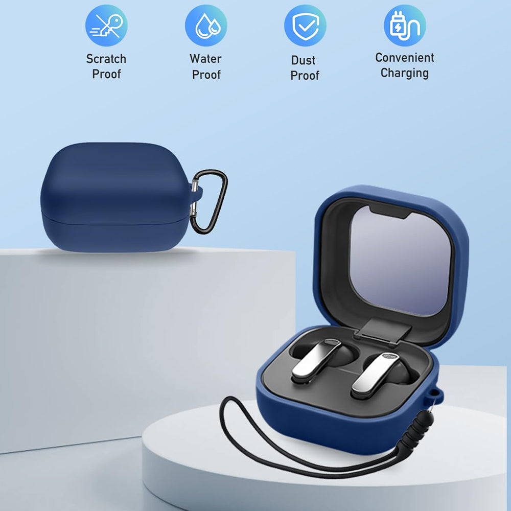 Ovitek Techsuit Silicone za Samsung Galaxy Buds4 / Buds4 Pro, Rdeča
