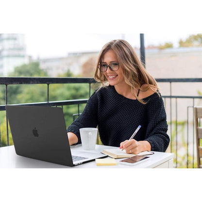 Ovitek Techsuit UltraShell za Apple MacBook Air M2 13-palčni (2024) / Air M2 13-palčni (2022), Črn