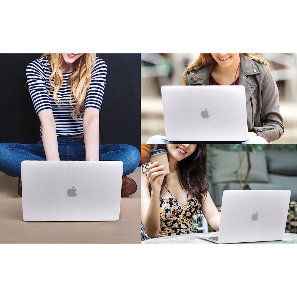 Ovitek Techsuit UltraShell za Apple MacBook Air M3 15-palčni (2024) / Air M2 15-palčni (2023), mat prozoren