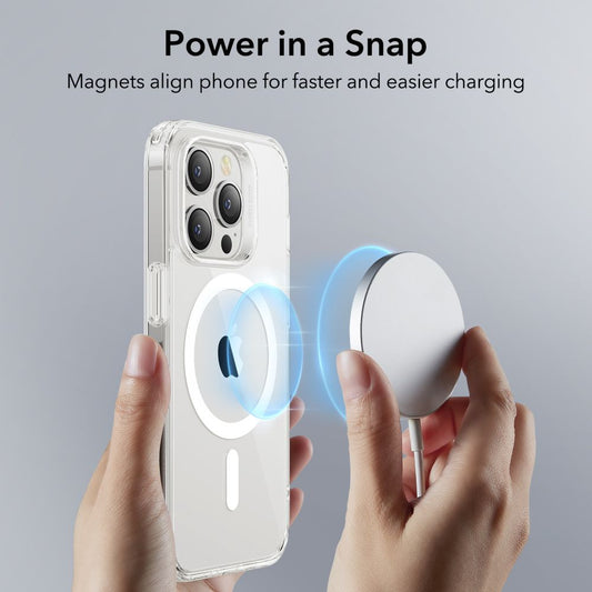 Ovitek MagSafe za Apple iPhone 14 Pro Max, ESR, Ch Halolock, Prozoren