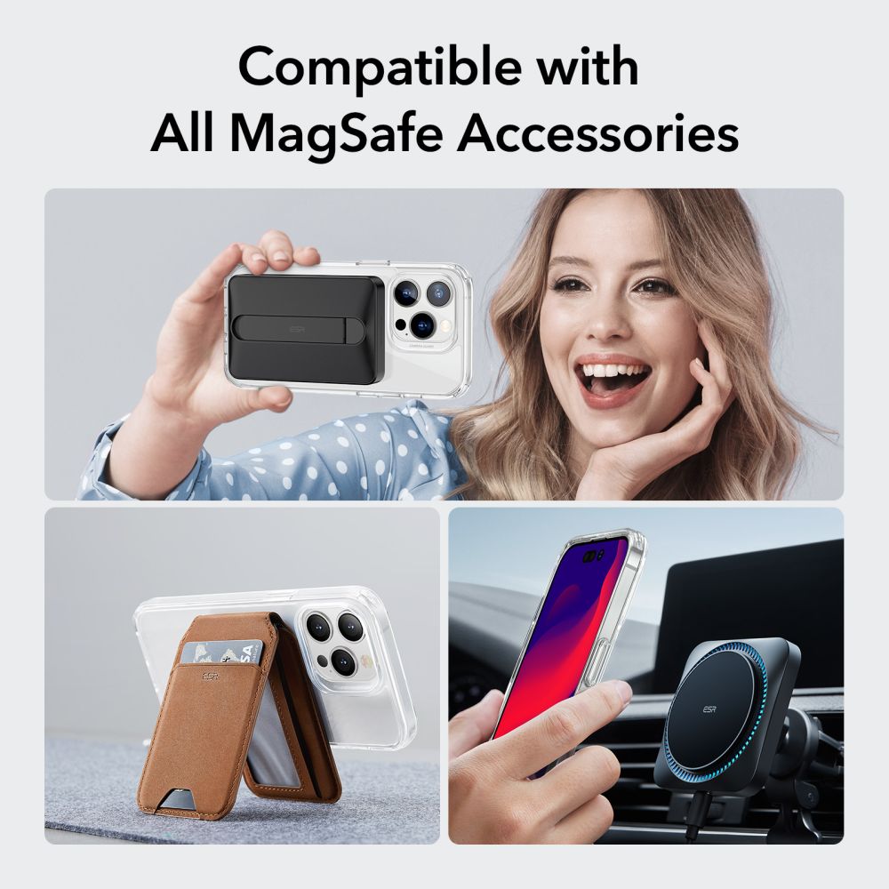 Ovitek MagSafe za Apple iPhone 14 Pro Max, ESR, Ch Halolock, Prozoren