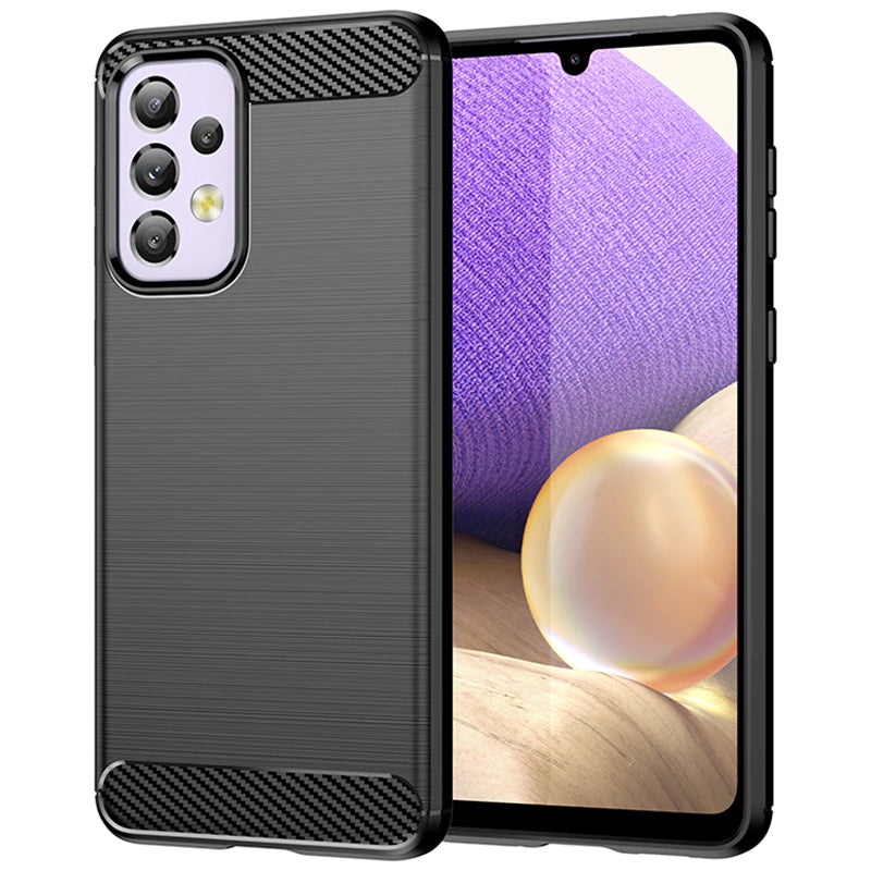 Ovitek za Samsung Galaxy A13 A135, Karbon, Črn