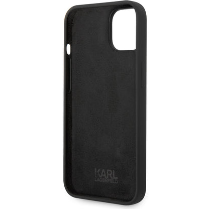 Ovitek za Apple iPhone 14 Plus, Karl Lagerfeld, Silicone Karl's Head, črn