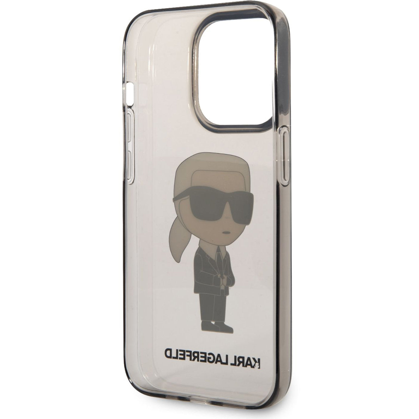 Ovitek za Apple iPhone 14 Pro Max, Karl Lagerfeld, IML Ikonik NFT, črn