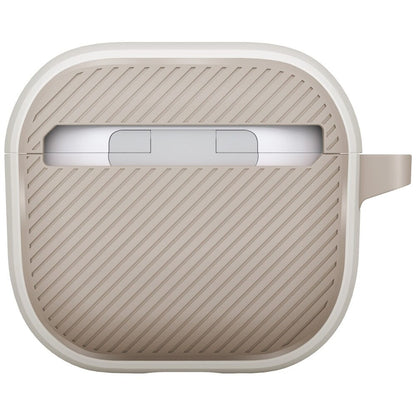 Ovitek UNIQ Clyde za Apple AirPods 4, Sivo Bež