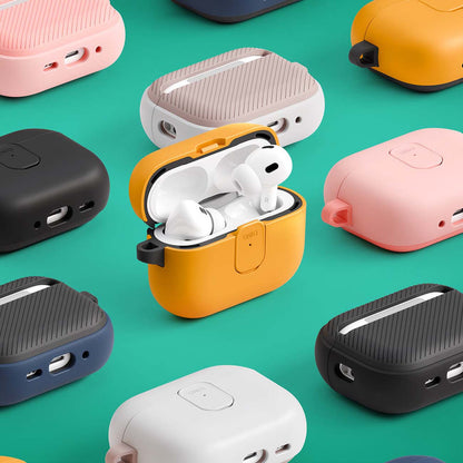 Ovitek UNIQ Clyde za Apple AirPods 4, Sivo Bež