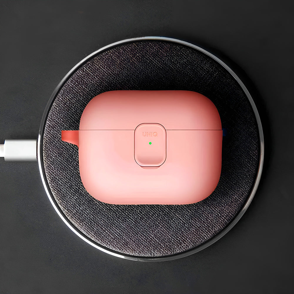 Ovitek UNIQ Clyde za Apple AirPods 4, Sivo Bež