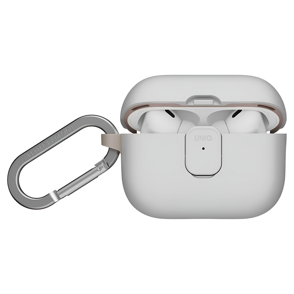 Ovitek UNIQ Clyde za Apple AirPods Pro 3, sivo bež