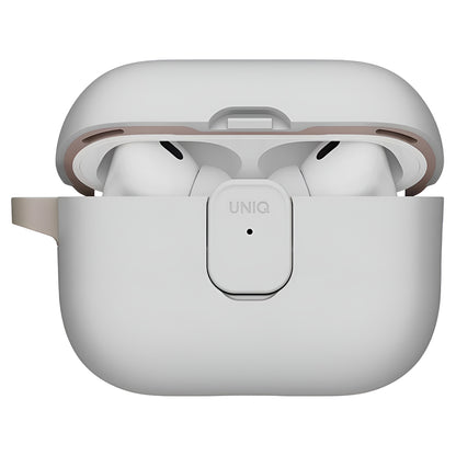 Ovitek UNIQ Clyde za Apple AirPods Pro 3, sivo bež