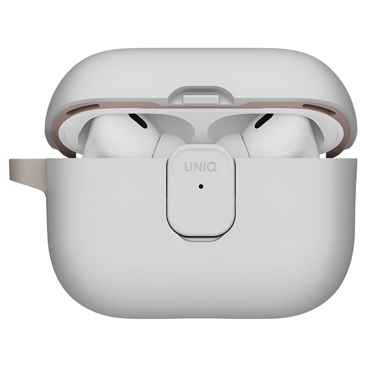 Ovitek UNIQ Clyde za Apple AirPods Pro 3, sivo bež