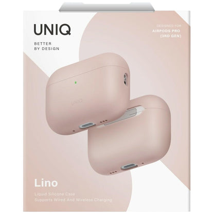 Ovitek UNIQ Lino za Apple AirPods Pro 3, roza