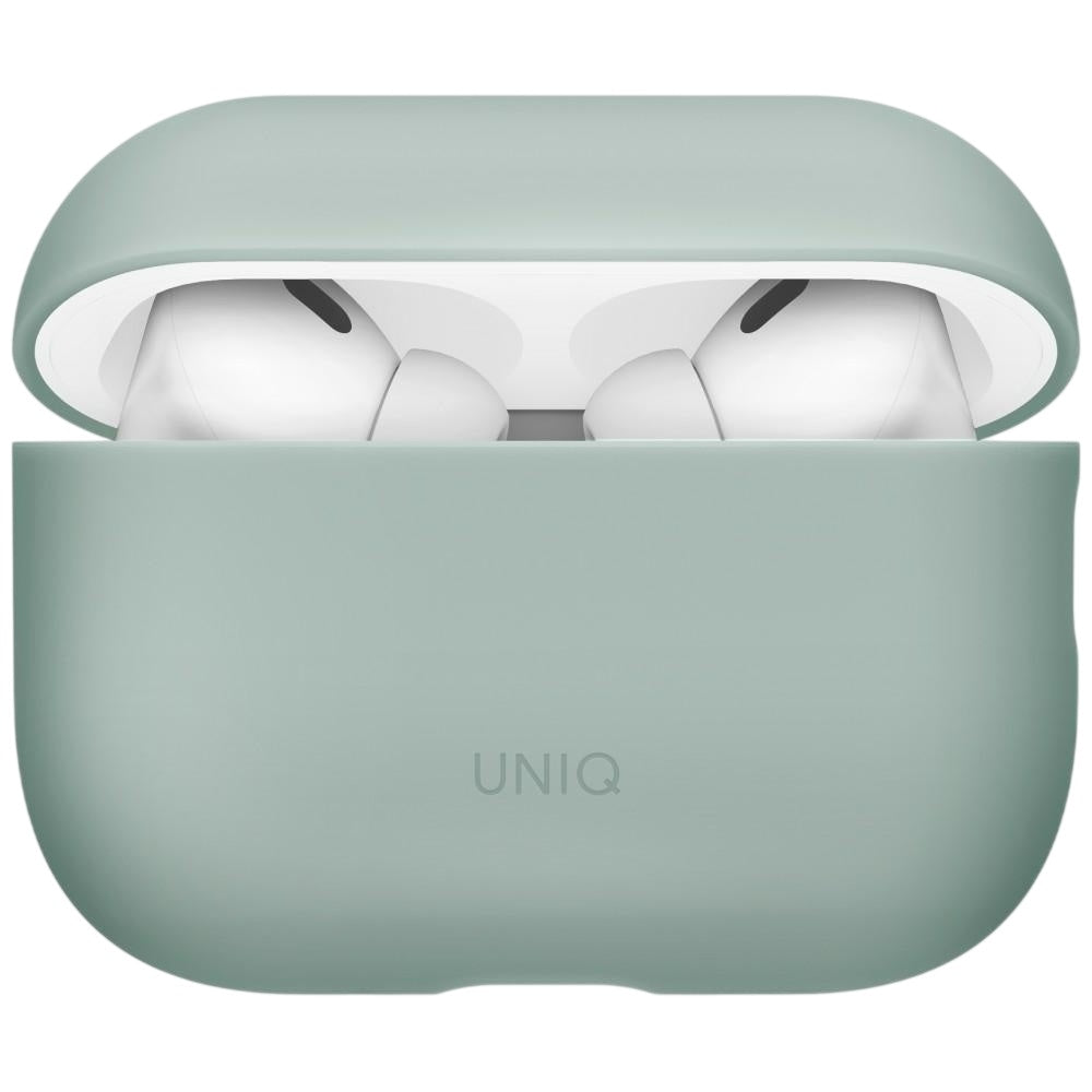 Ovitek UNIQ Lino za Apple AirPods Pro 3, metežno zeleno
