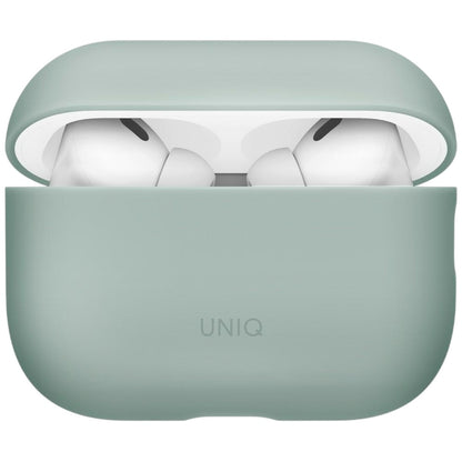 Ovitek UNIQ Lino za Apple AirPods Pro 3, metežno zeleno