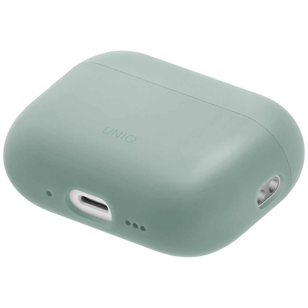 Ovitek UNIQ Lino za Apple AirPods Pro 3, metežno zeleno