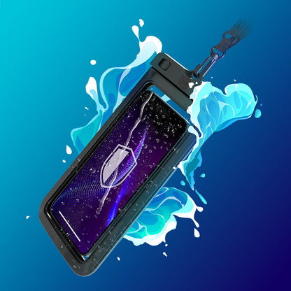 Univerzalni vodoodporni ovitek za telefon max. 7 palcev, 3MK, Hydro, črn
