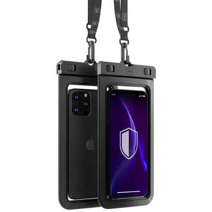 Univerzalni vodoodporni ovitek za telefon max. 7 palcev, 3MK, Hydro, črn