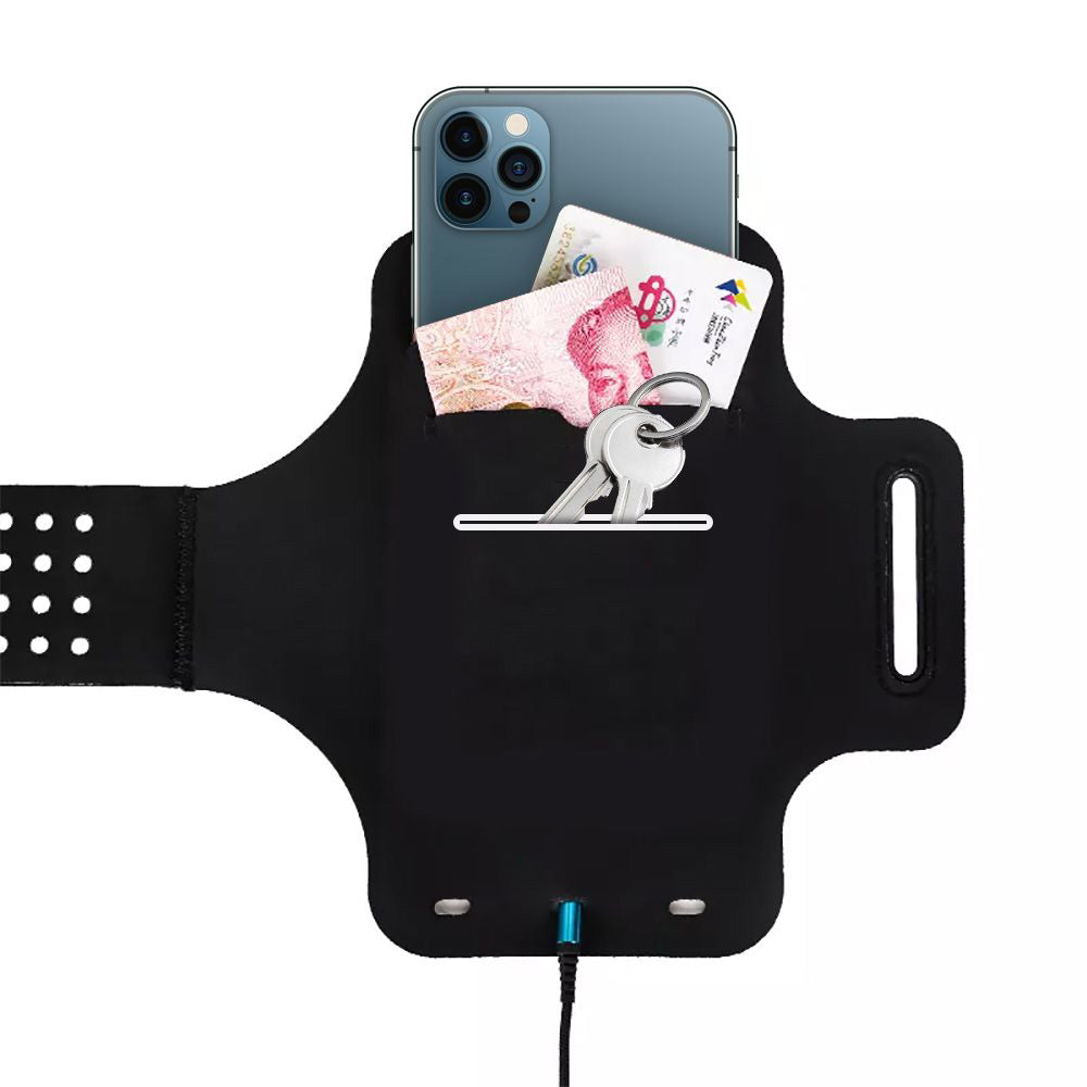 Univerzalni ovitek za telefon max. 6,5 palca, Techsuit, Sports TH10, siva