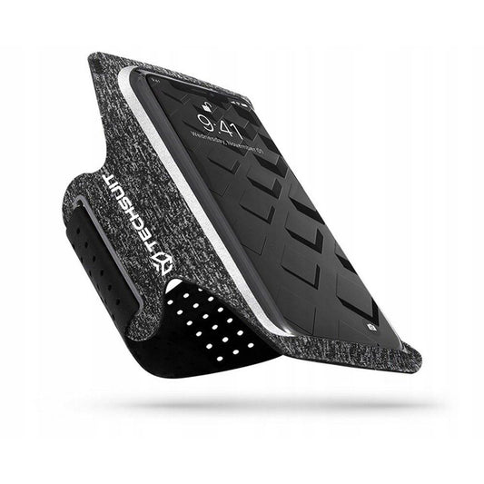 Univerzalni ovitek za telefon max. 6,5 palca, Techsuit, Sports TH10, črn